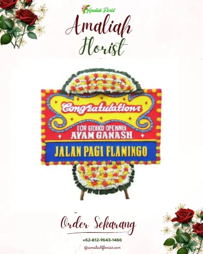 Bunga Papan Congratulation di Leksana